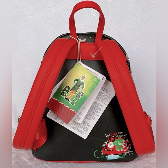 Loungefly Buddy The Elf Light Up Clausometer Backpack - Picture 5 of 13